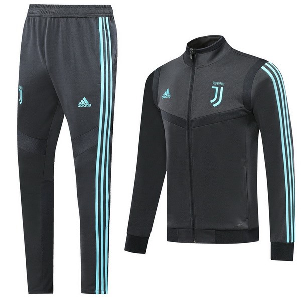 Trainingsanzug Juventus 2019-20 Grau Marine Fussballtrikots Günstig